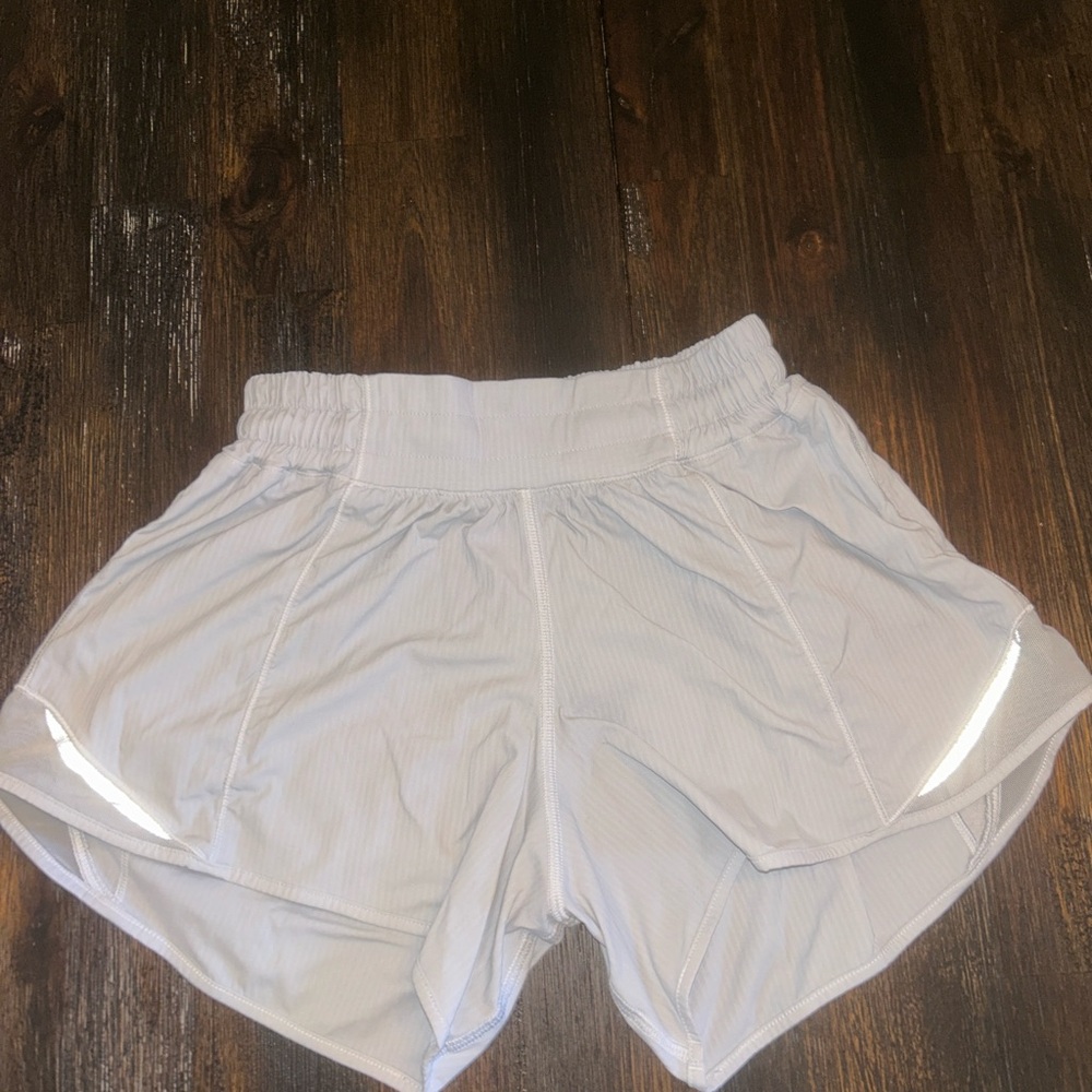 Lululemon Athletica Light Gray Athletic Shorts